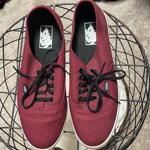 Vans maroon sneakers!